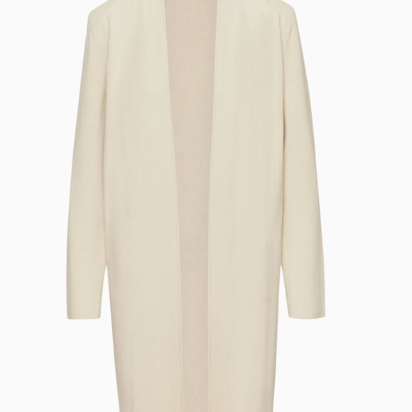 NWT Aritzia Babaton Orpheum Robe in Matte Pearl - Picture 1 of 4